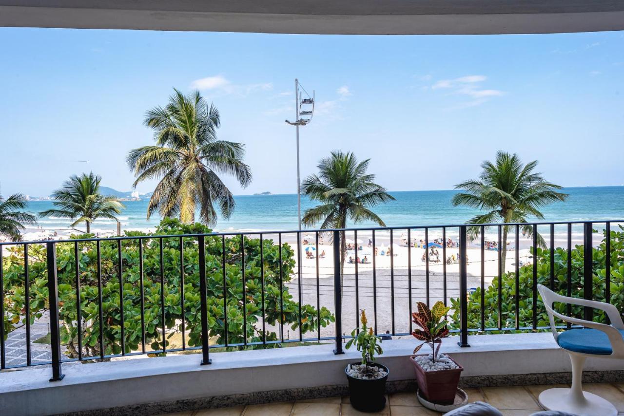 Frente Ao Mar Na Praia Das Asturias - Apto Completo Guaruja Luaran gambar